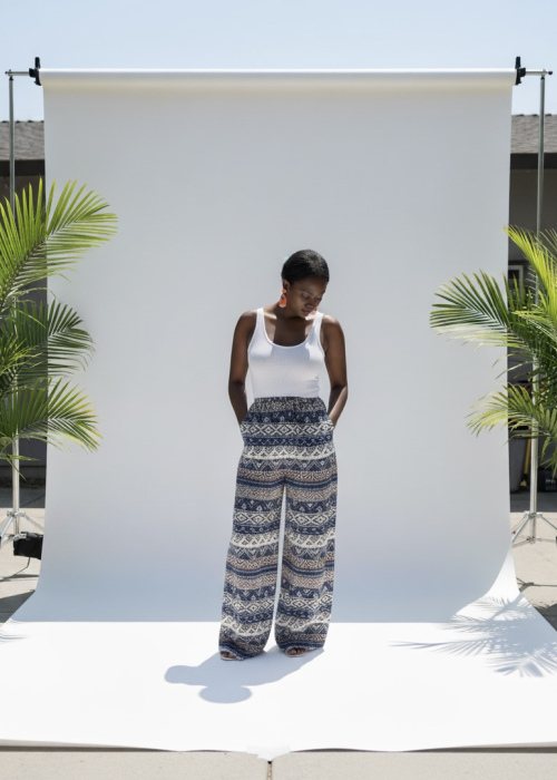 Ankara Pants Grey