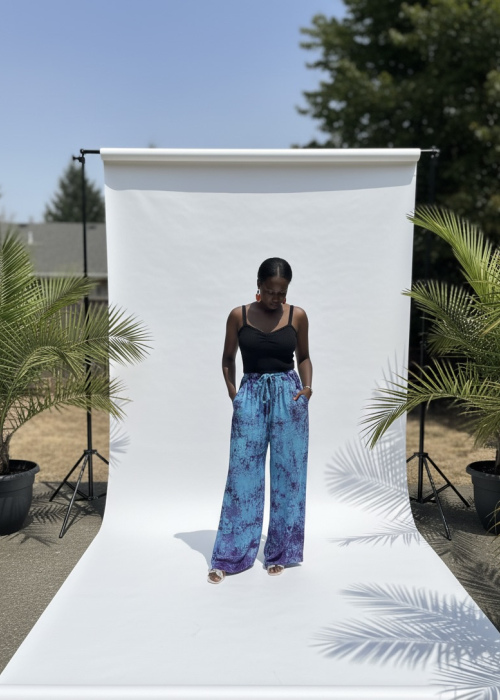 Ankara Pants Blue 